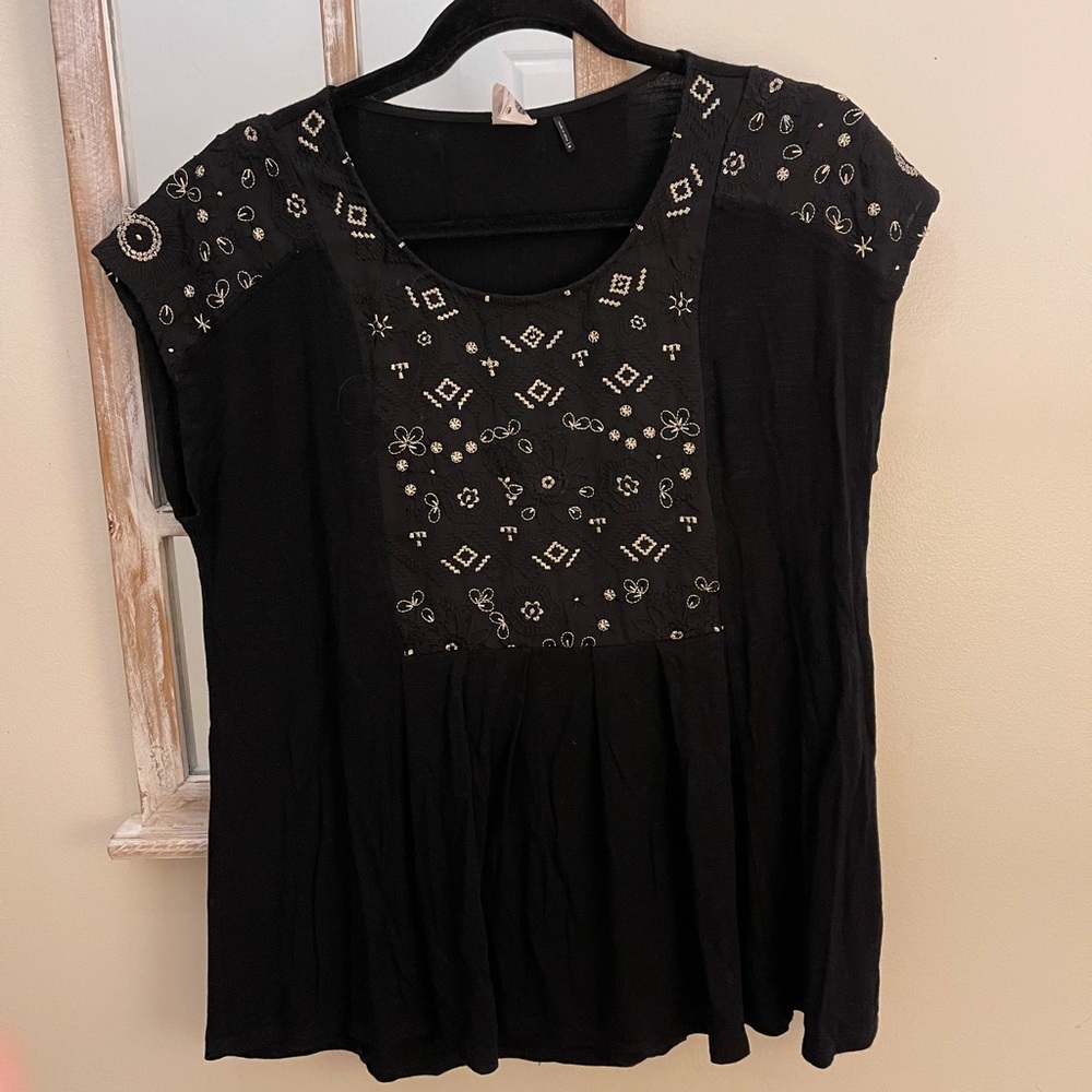 Anthropologie Black Shirt